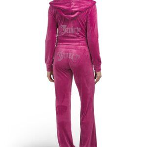 Juicy Couture Velour Fuschia Tracksuit